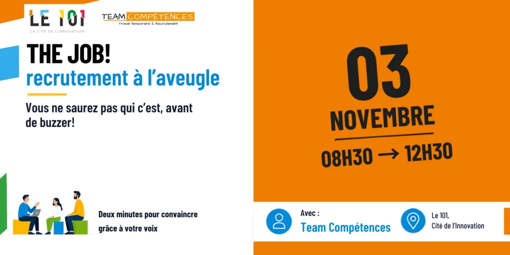 Recrutement à l&rsquo;aveugle au 101